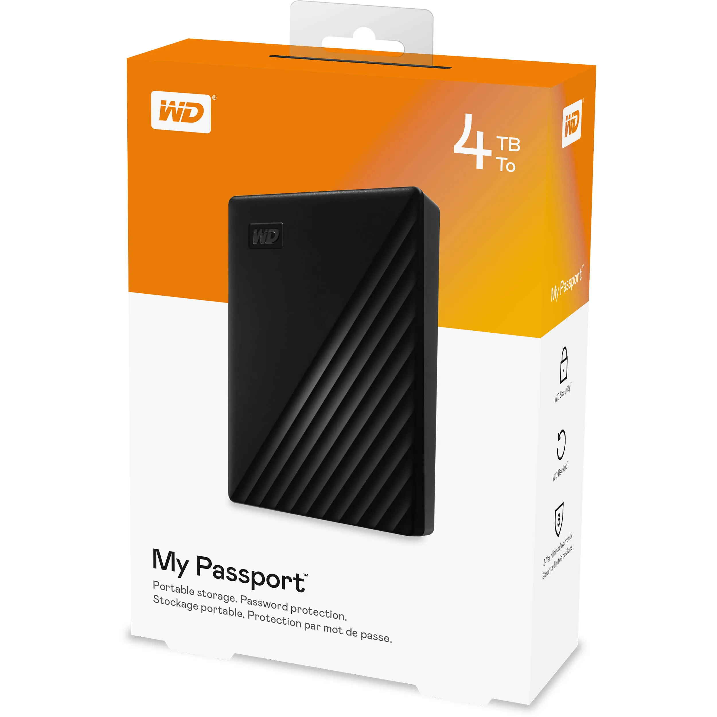 هارد خارجي WD My Passport Portable Hard Drive 1TB