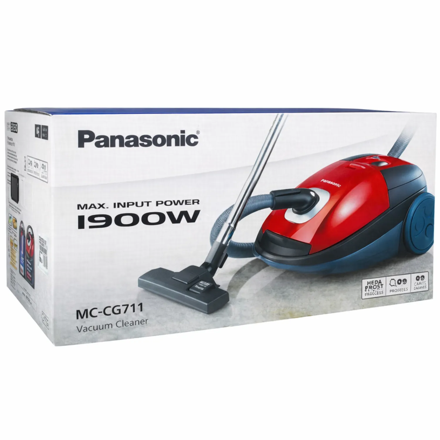 مكنسة باناسونيك (Panasonic Vacuum Cleaner) موديل MC-CG711 وقوة 1900 واط