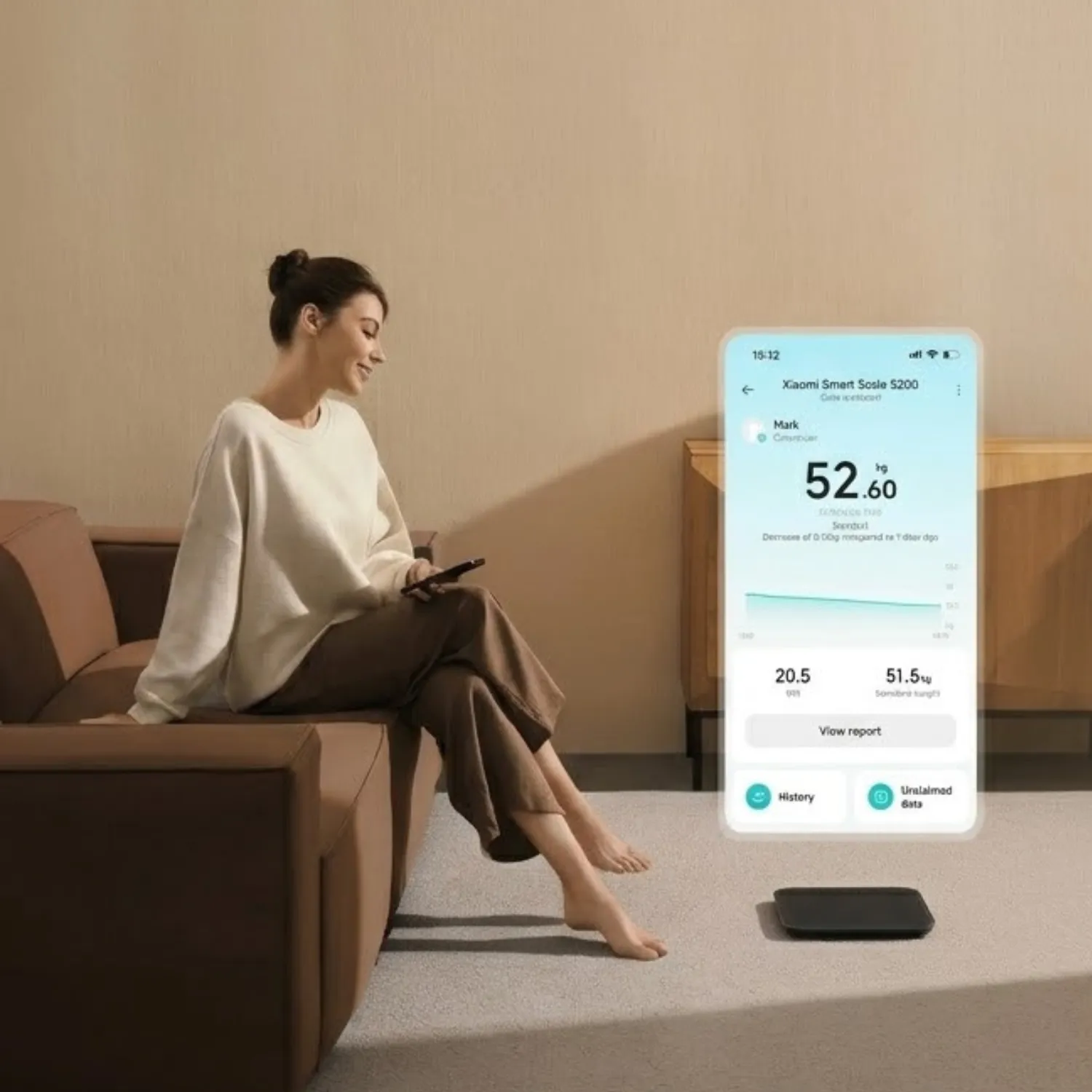 ميزان شاومي الذكي S200 | Xiaomi Smart Scale S200
