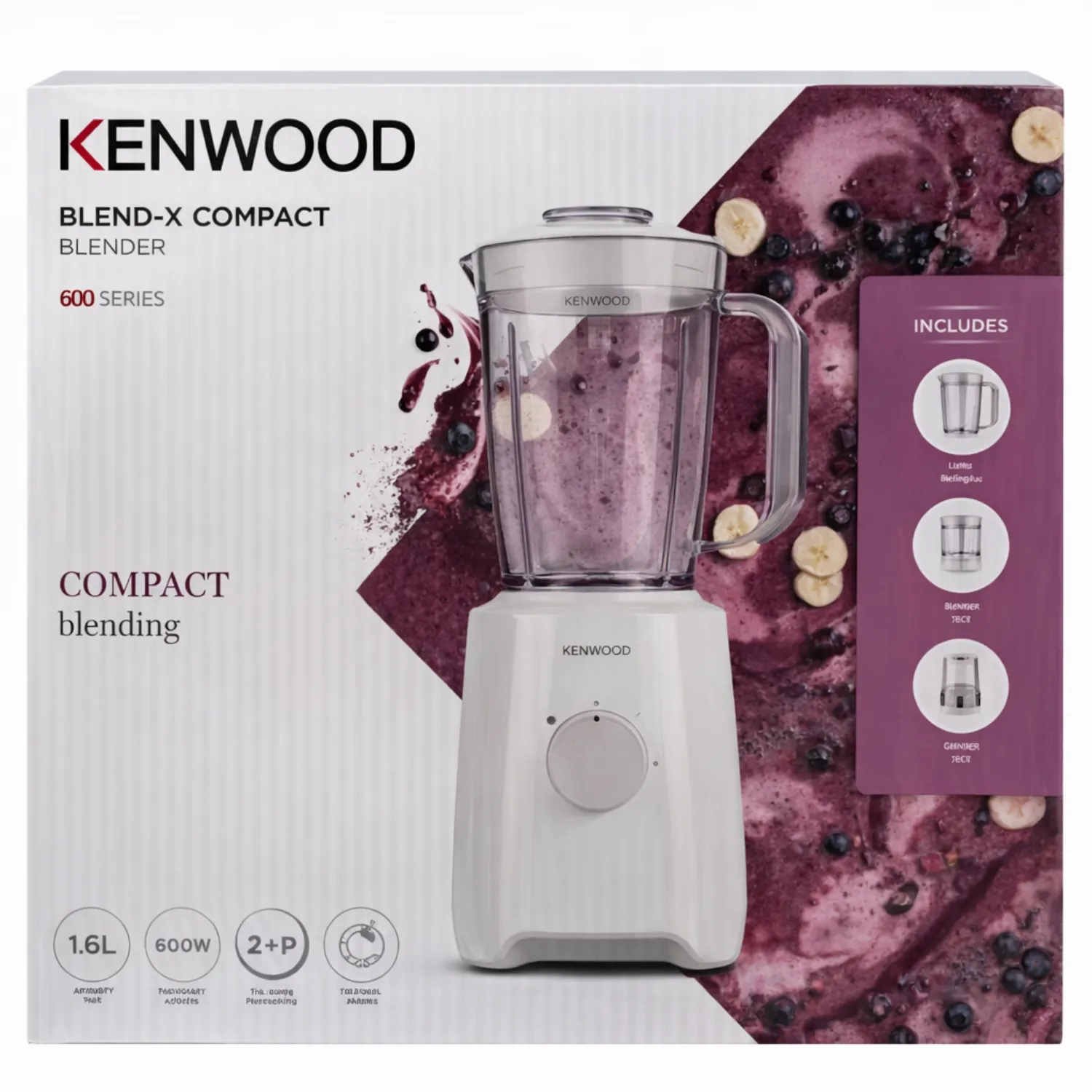 خلاط كينوود بليند اكس كومباكت (Kenwood Blend-X Compact) موديل BLP304 وقوة 450 واط