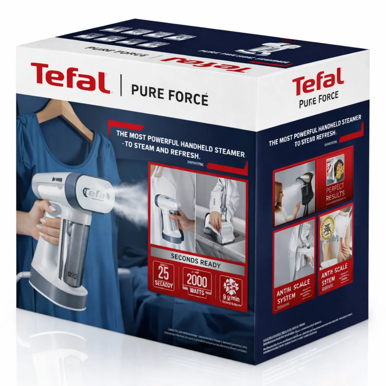 مكواة تيفال بيور تيكس (Tefal Pure Tex) موديل DT8722 وقوة 1700-1800 واط