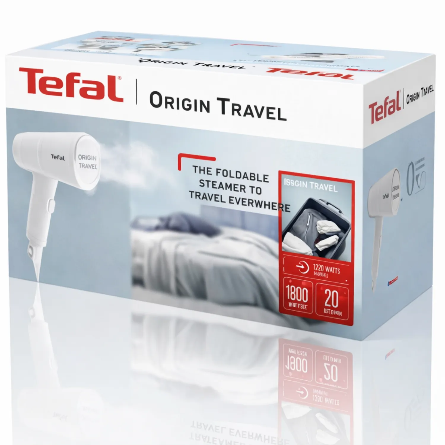 مكواة تيفال أوريجين ترافيل (Tefal Origin Travel) موديل DT1020 وقوة 1200 واط