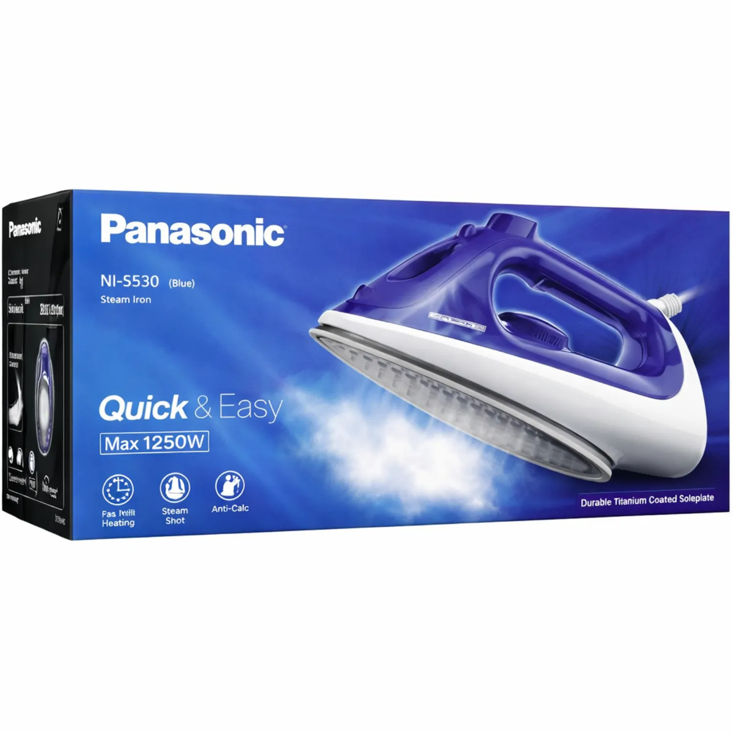 مكواة بخار باناسونيك (Panasonic Steam Iron) موديل NI-S530 وقوة 2400 واط