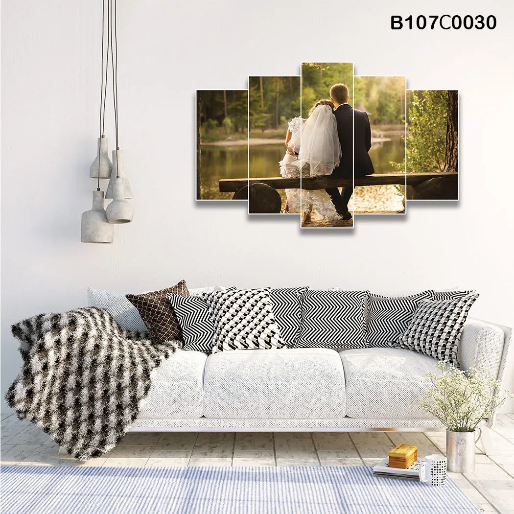 لوحة حائط خماسية أجواء دافئة لعشاق الهدوء