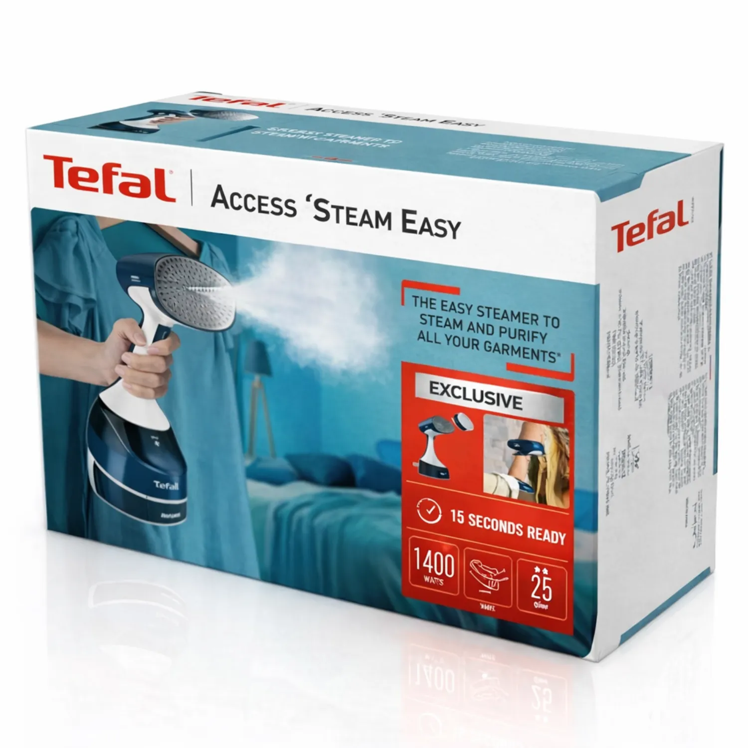 مكواة تيفال أكسيس ستيم إيزي (Tefal Access Steam Easy) موديل DT7130 وقوة 1400 واط