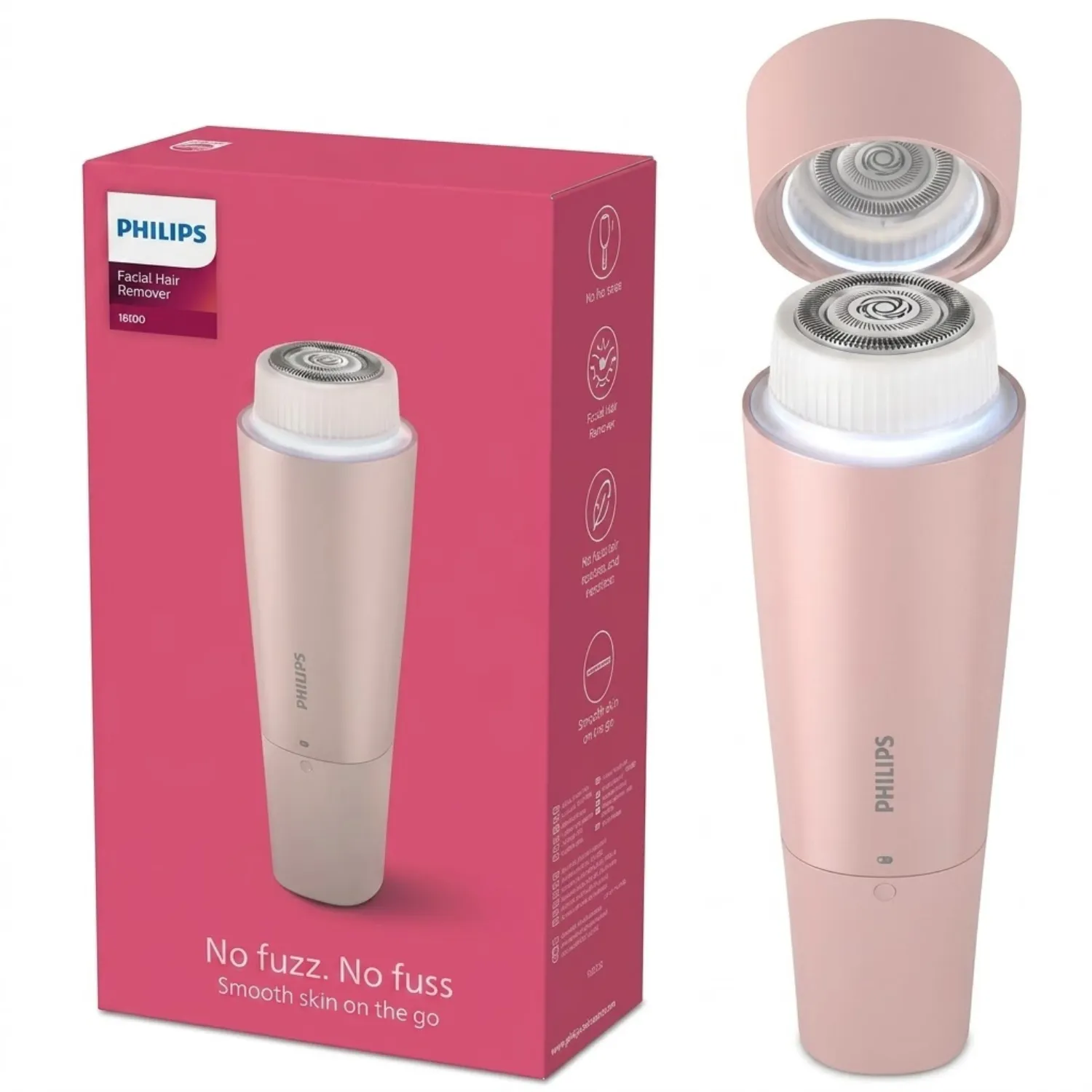 قلم إزالة شعر الوجه من فيليبس (Philips Facial Hair Remover) موديل BRR454