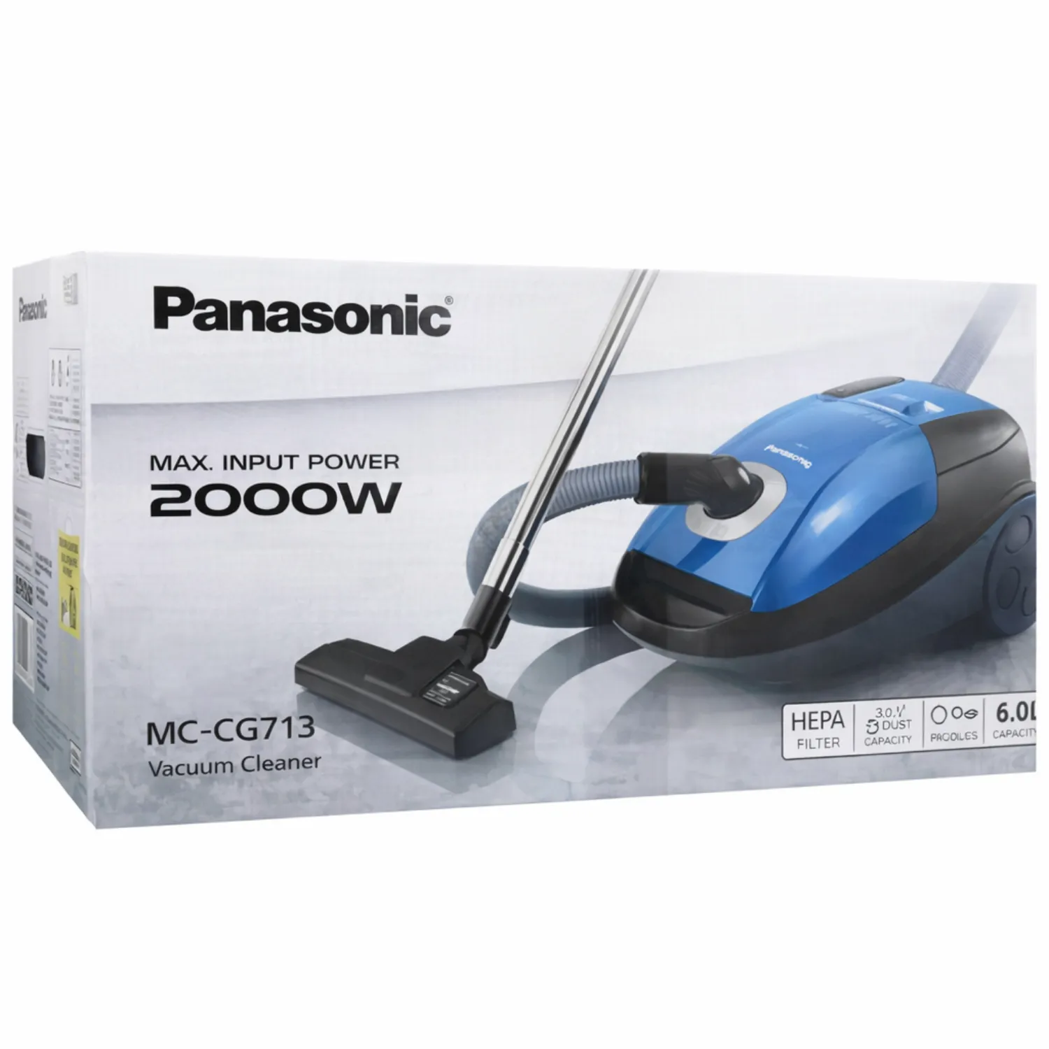مكنسة باناسونيك (Panasonic Vacuum Cleaner) موديل MC-CG713 وقوة 2000 واط