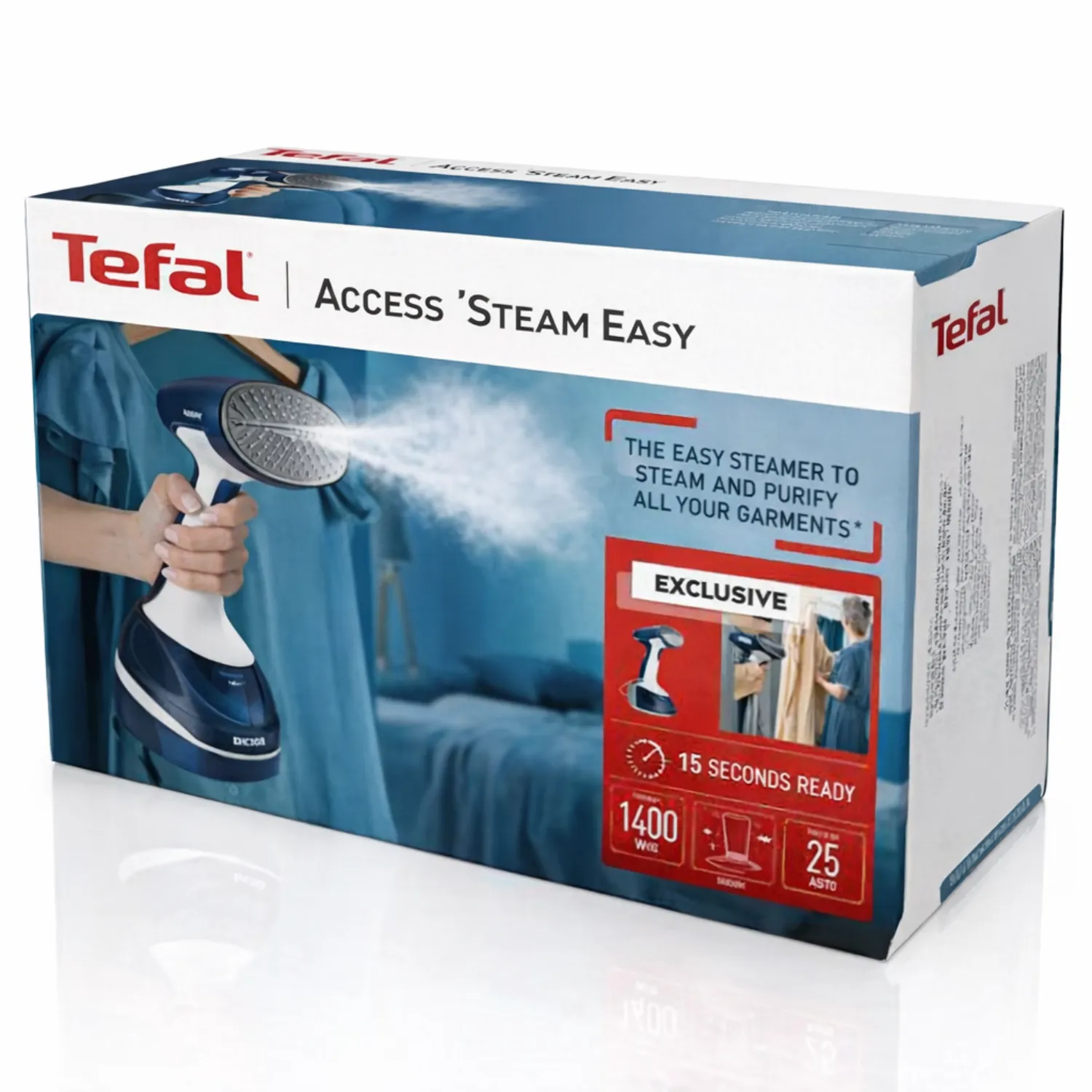 مكواة تيفال أكسيس ستيم فورس (Tefal Access Steam Force) موديل DT8250 وقوة 2000 واط