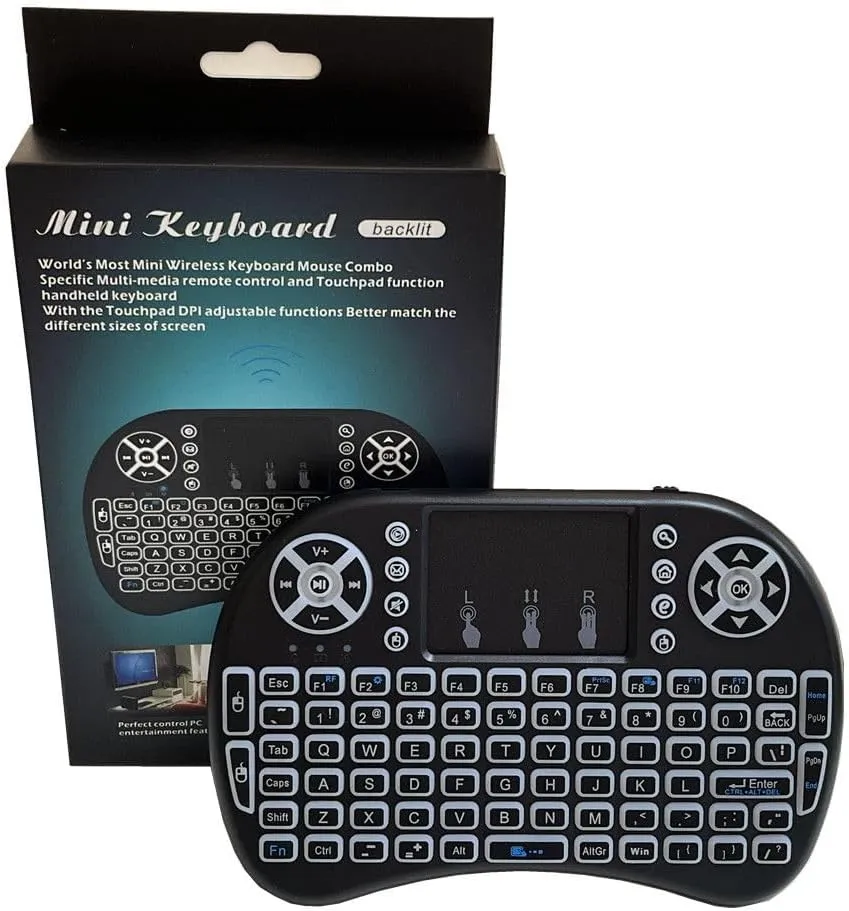 لوحة مفاتيح Mini Backlit Wireless Keyboard