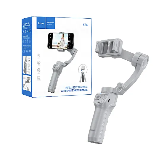 قبضة سلفي Hoco K24 Gimble Phone Holder Tracking Anti-Shake 3-Axis