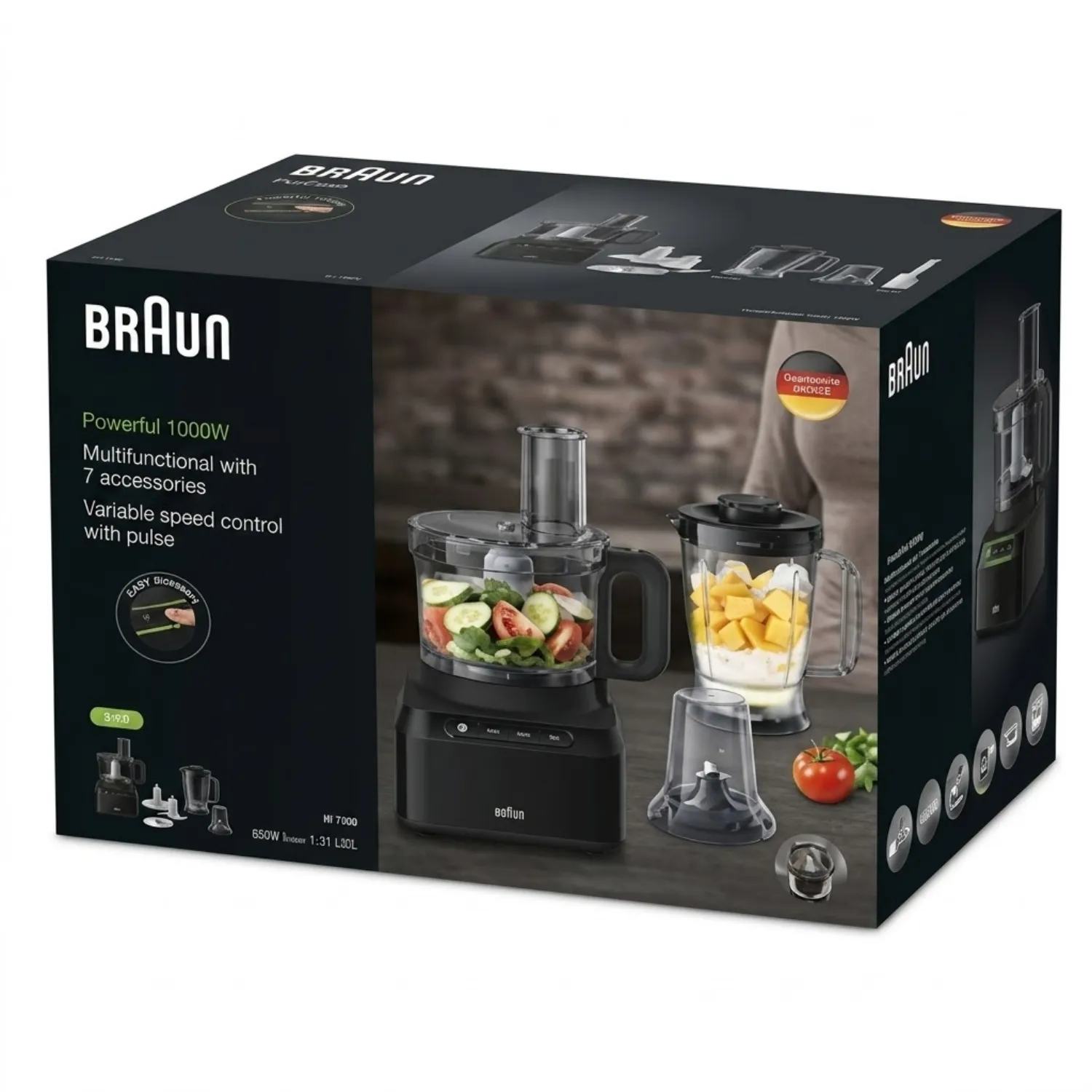 محضرة طعام براون بيور إيز (Braun PurEase) موديل FP3132 بقدرة 800 واط