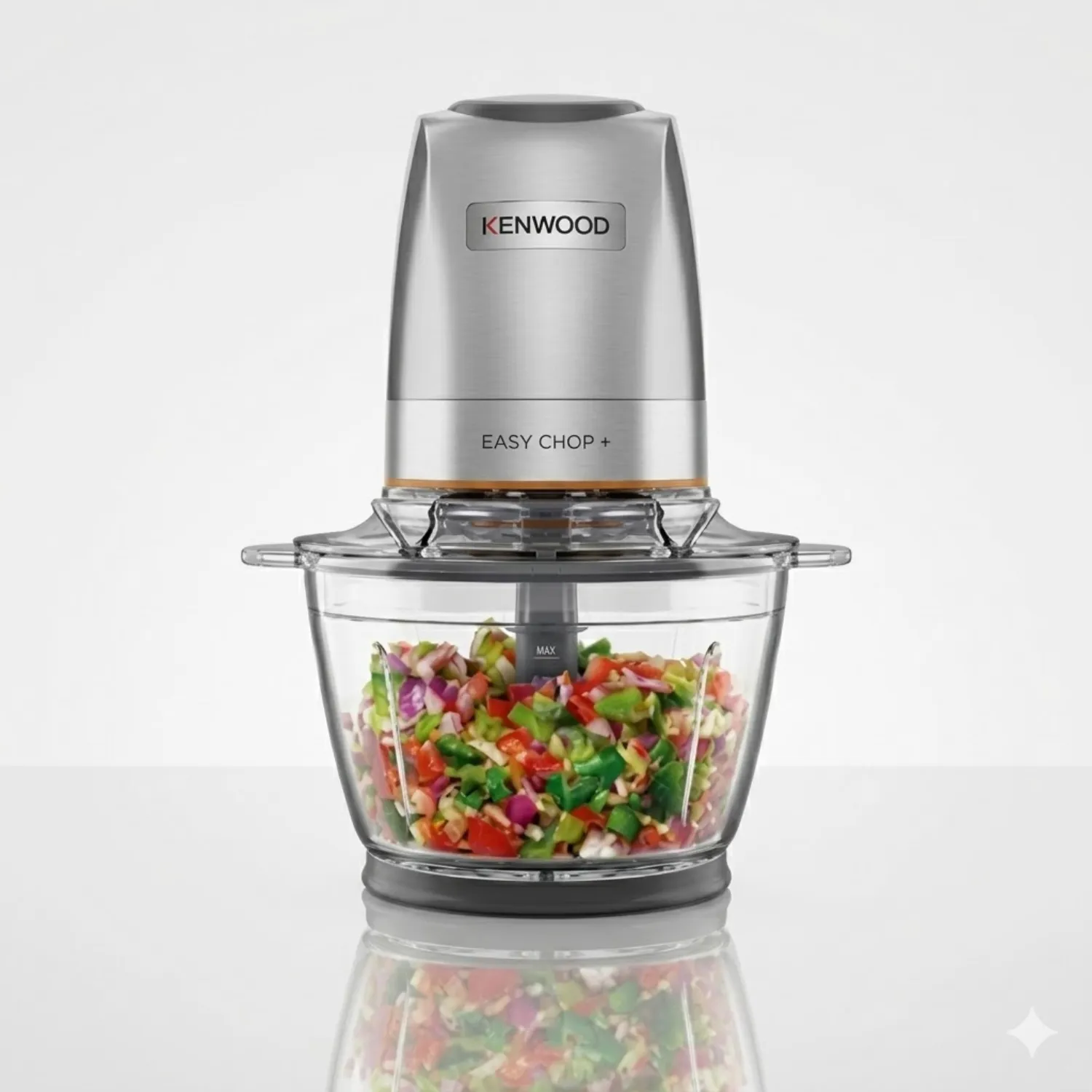 فرامة كينوود إيزي تشوب بلس (Kenwood Easy Chop+) موديل CHP62.400SI، سعة 0.8 لتر ومحرك بقوة 500 واط