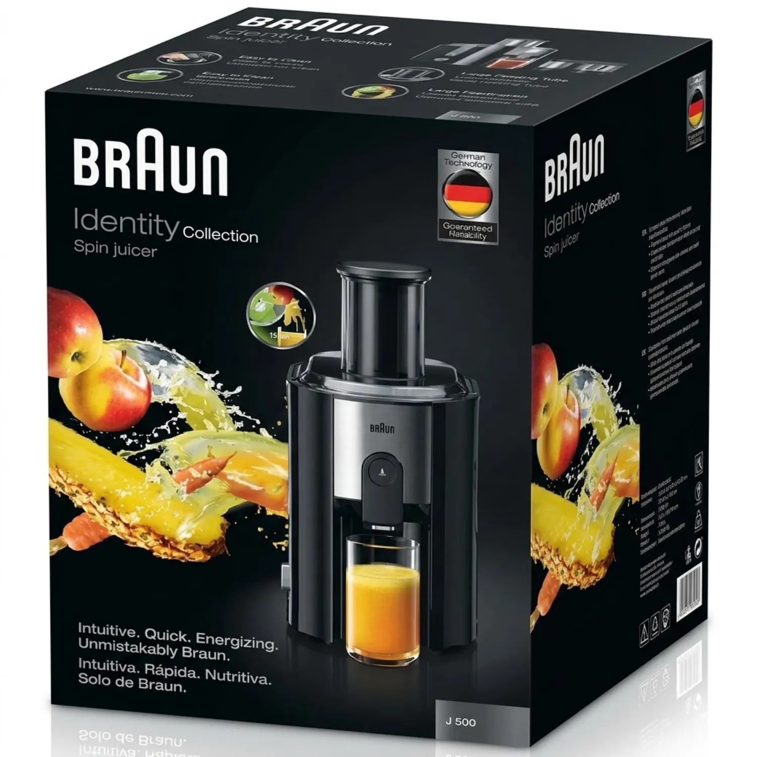 عصارة الفواكه براون آيدينتيتي كوليكشن (Braun IdentityCollection Spin Juicer) موديل J500
