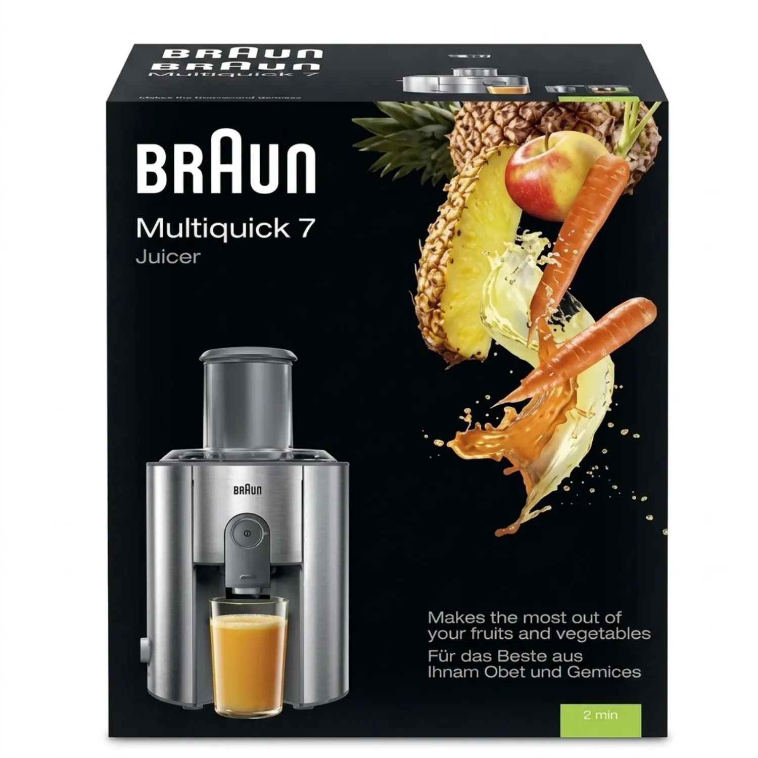عصارة الفواكه والخضروات براون ملتي كويك 7 (Braun MultiQuick 7 Juicer) موديل J700